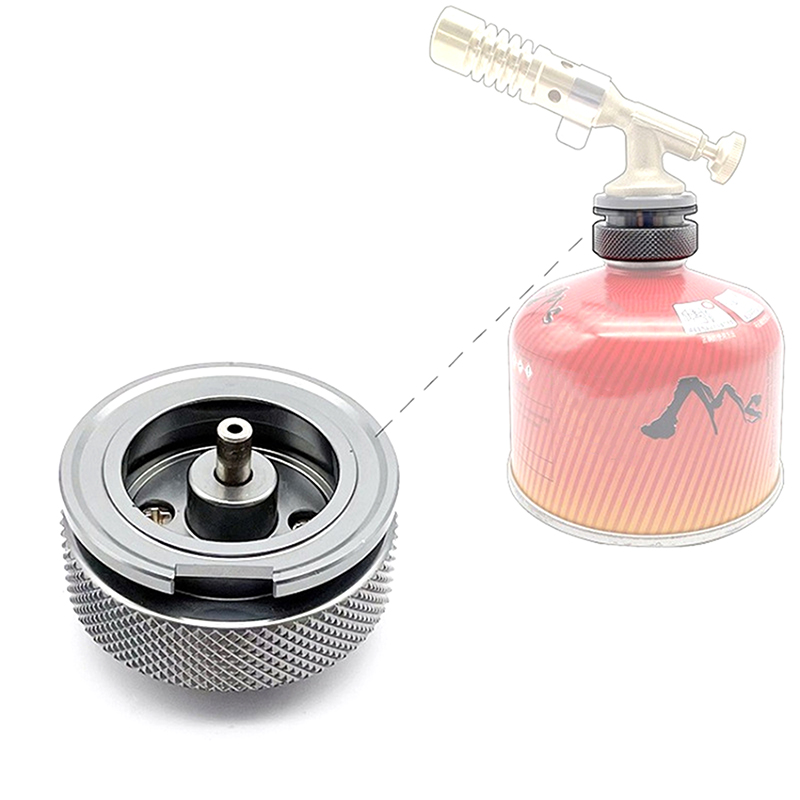 Camping Cooking Fuel - 新製品-1PC フラットシリンダー用ガスシリンダーアダプター アウトドアキャンプ用ブタンガスシリンダートーチアダプター