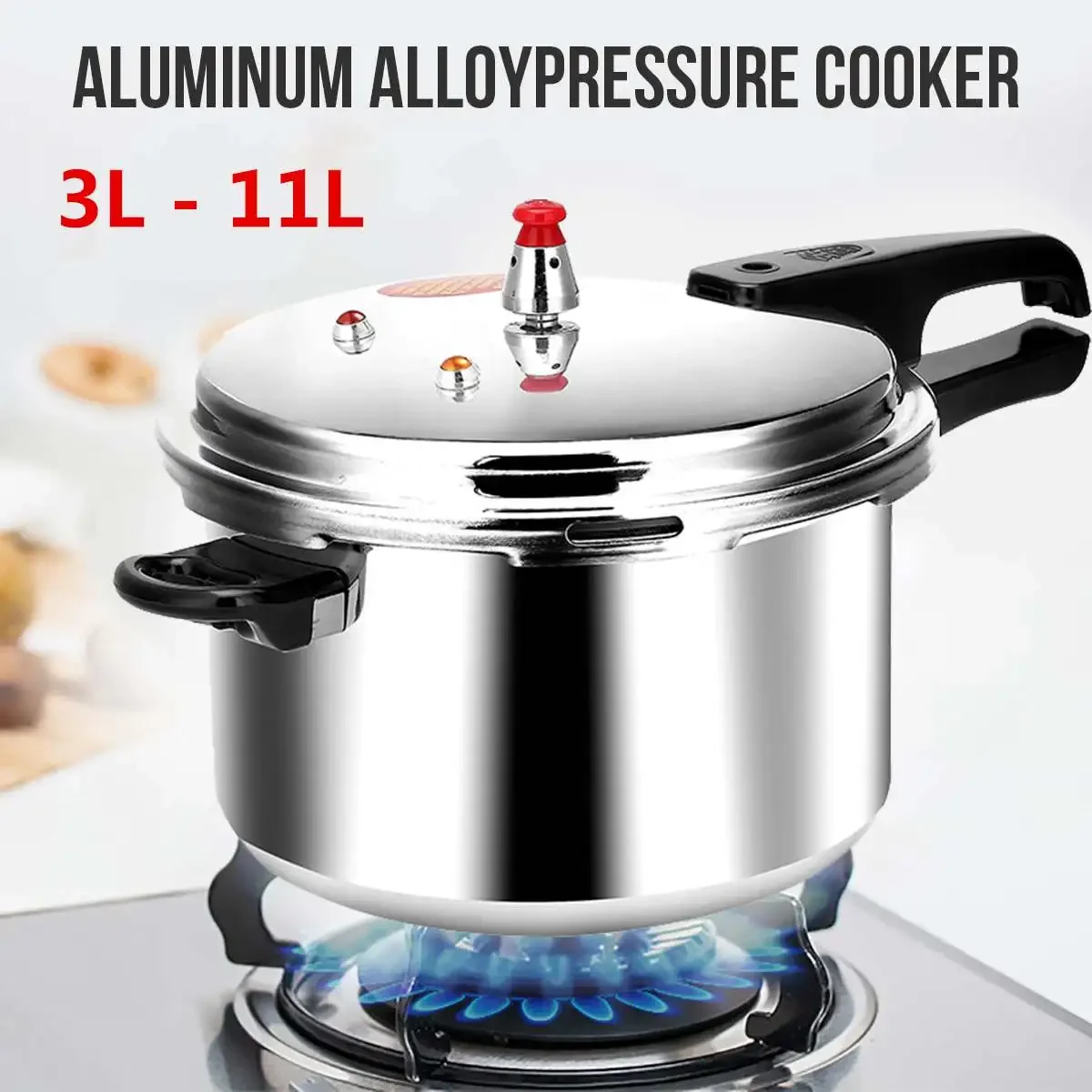 Camping Cooking Set For 4 - 電気キッチン圧力鍋、ガスストーブ、省エネ、安全調理器具、屋外キャンプ、18 cm、20 cm、22 cm、28cm、3 l、4 l、5