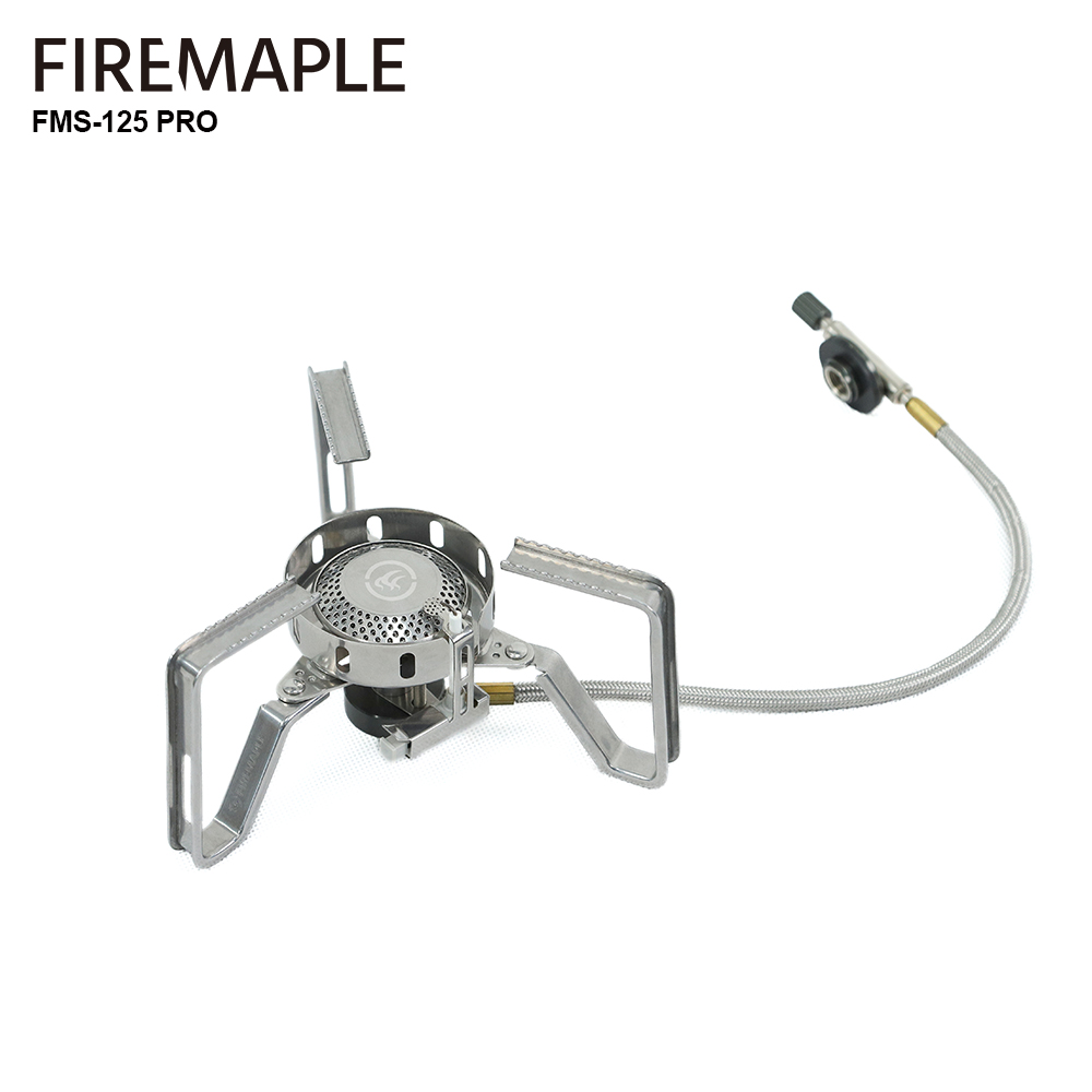 Camping Cooking Fuel - ファイヤーマプル防風スプリットガスバーナー、軽量機器、点火装置、屋外ハイキングとキャンプ、3240w、FMS-125PRO