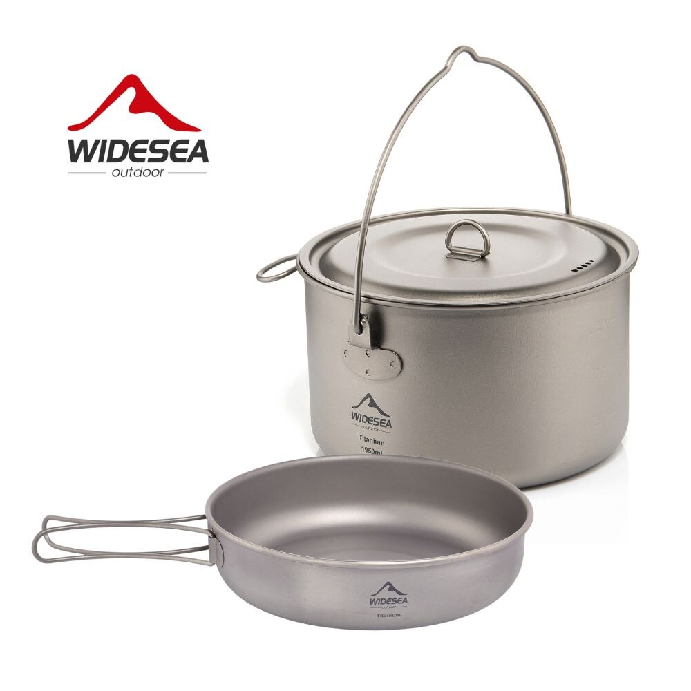 Camping Cooking Utensils Storage - キャンプ用食器チタン調理器具セット観光大釜屋外調理鍋フライパンピクニックキッチンハイキングトレッキング