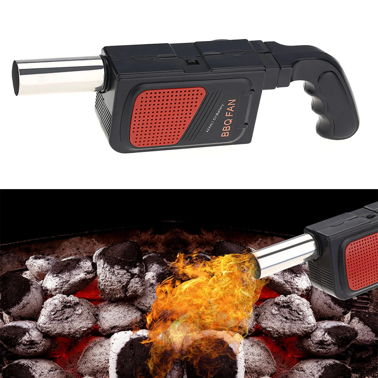 Camping Cooking Unit - ポータブルハンドヘルド電気バーベキューファン送風機屋外キャンプバーベキューピクニックベーカリーグリルアクセサリーバーベキュー調理ツール