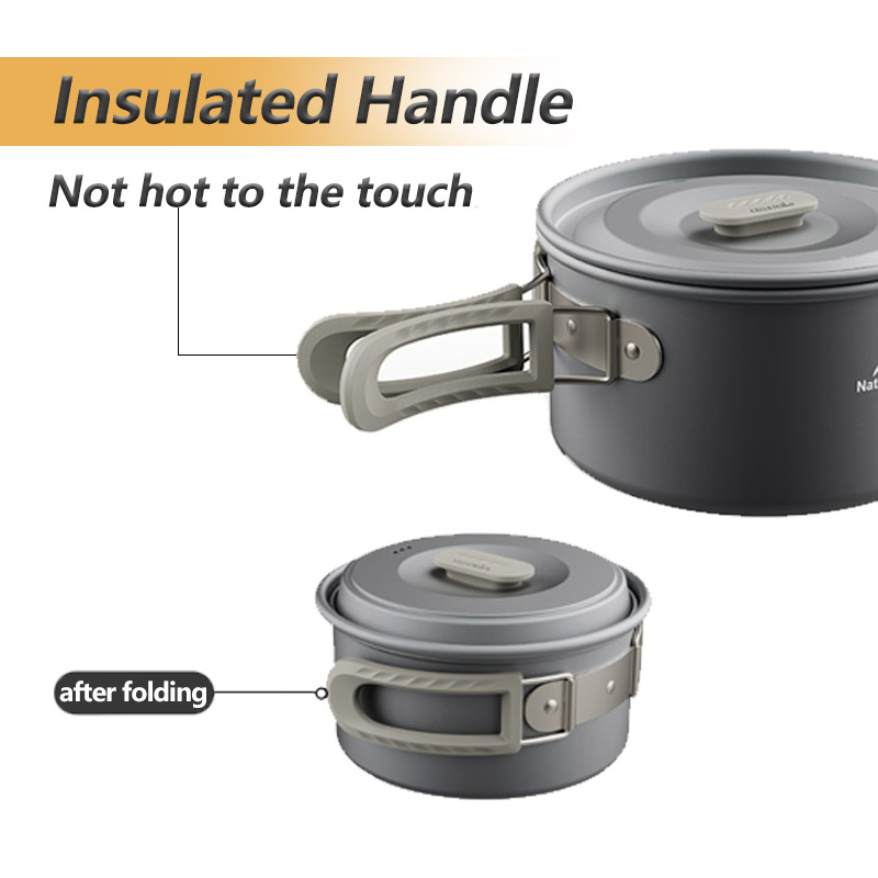 Naturehike キャンプ調理器具キット アウトドアクッ - Quechua Camping Cooking Set のレビューと価格