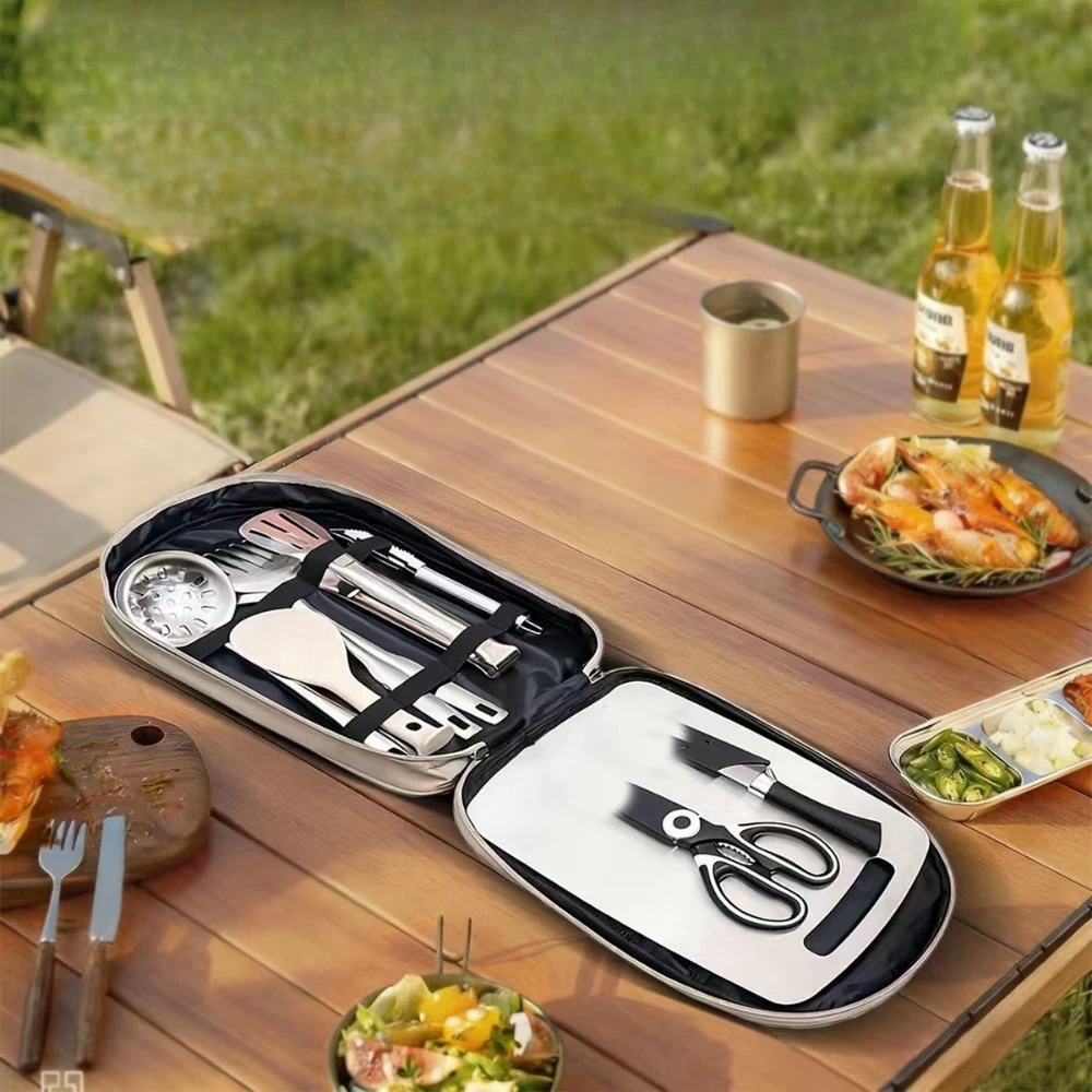 キャンプ用調理器具収納バッグ - キッチン用品収納に最適な、 - Camping Cooking Utensils Storage のレビューと価格