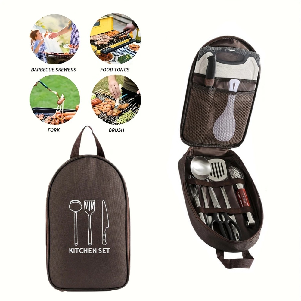ポータブルアウトドアクックバッグ キャンプ収納バッグ ポータ - Camping Cooking Utensils Storage のレビューと価格
