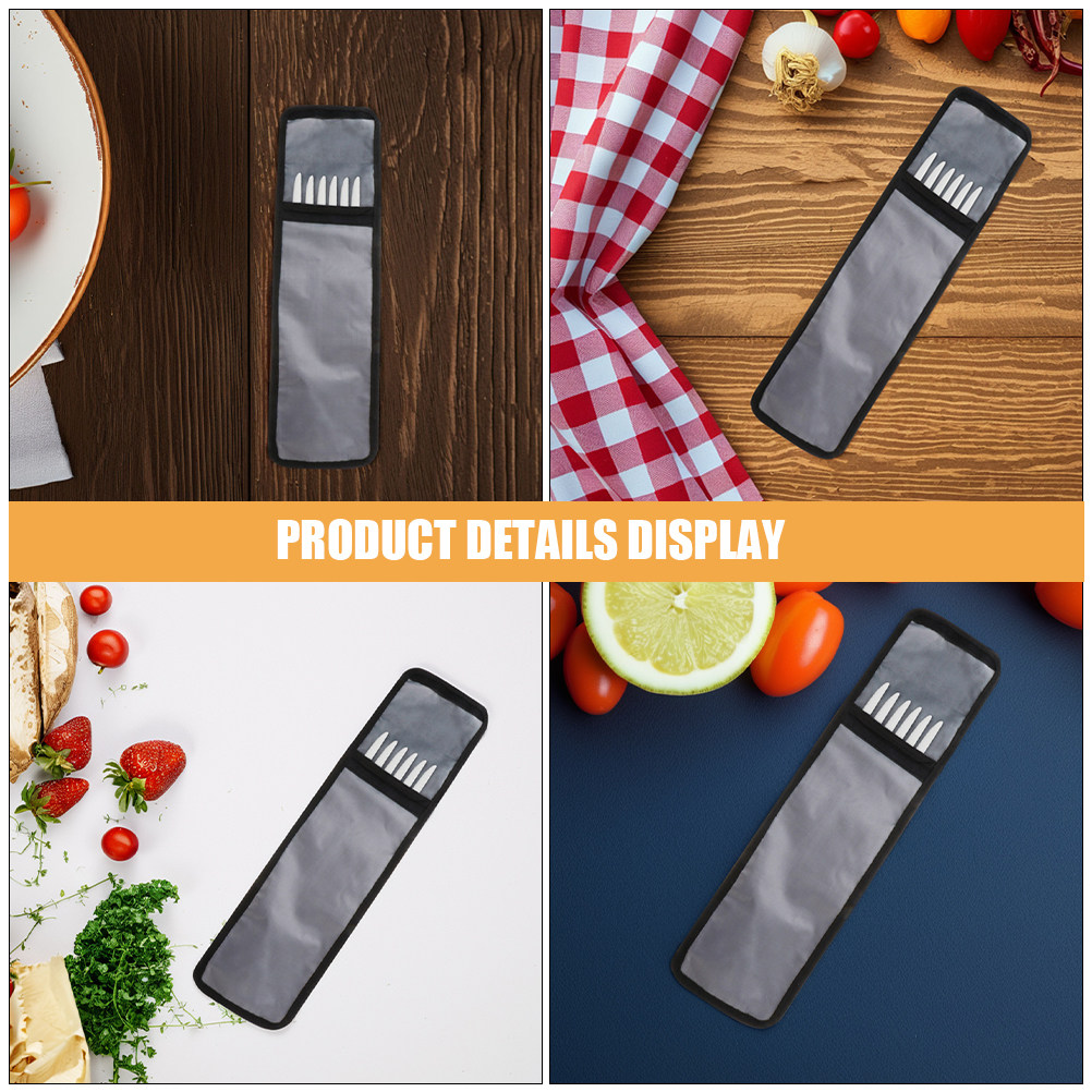 181インチの厚手オックスフォード生地製、バーベキュー串収納 - Camping Cooking Utensils Storage のレビューと価格