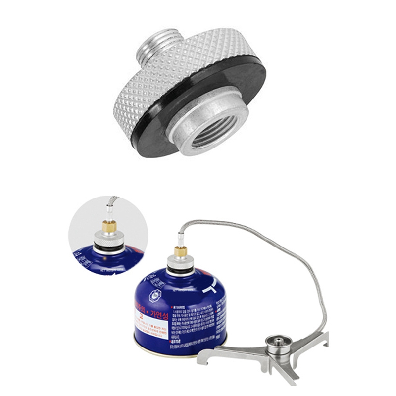 新入荷 ポータブルアウトドアキャンプストーブアダプター フラ - Camping Cooking Gas Stove Portable Tool のレビューと価格