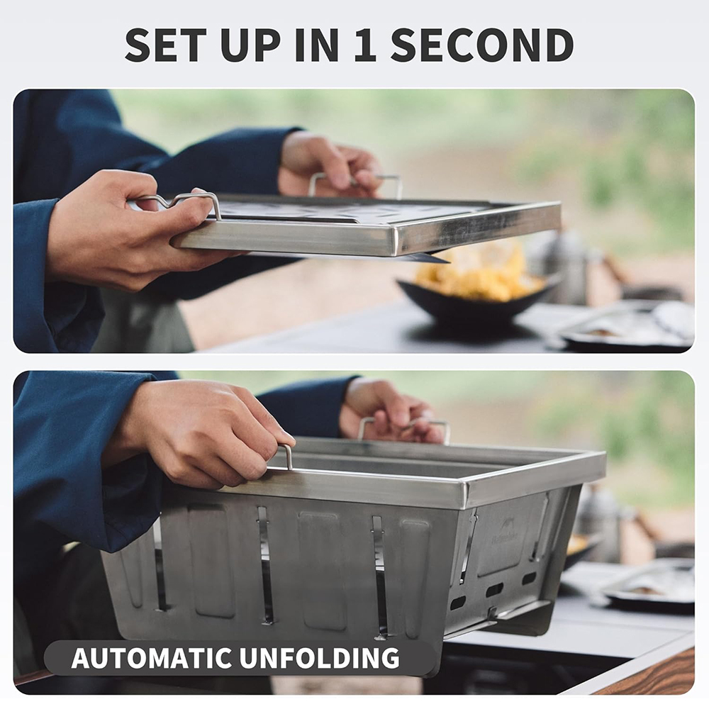 Naturehike キャンプ用チャコールグリル IGTテー - Camping Cooking Cupboard のレビューと価格