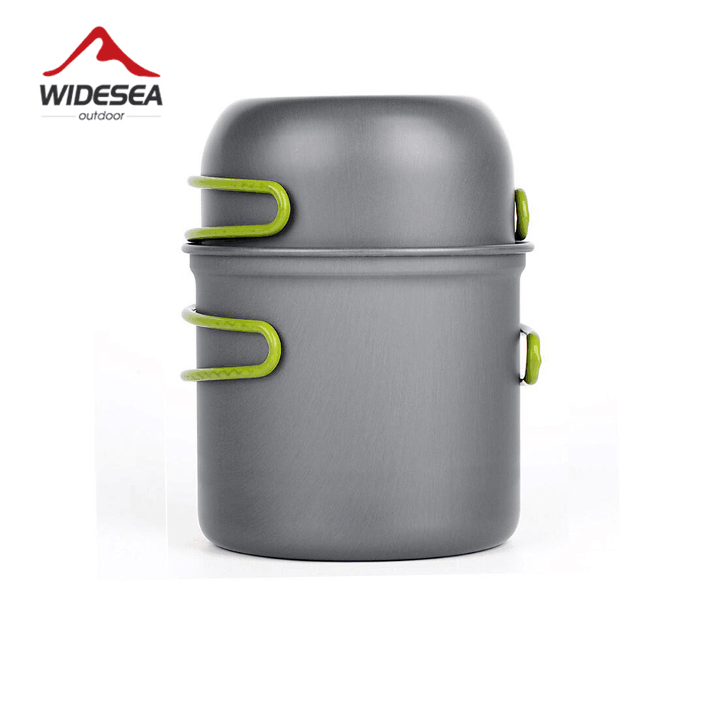 Widesea キャンプ調理器具アウトドア食器ポット超軽量セ - Quechua Camping Cooking Set のレビューと価格