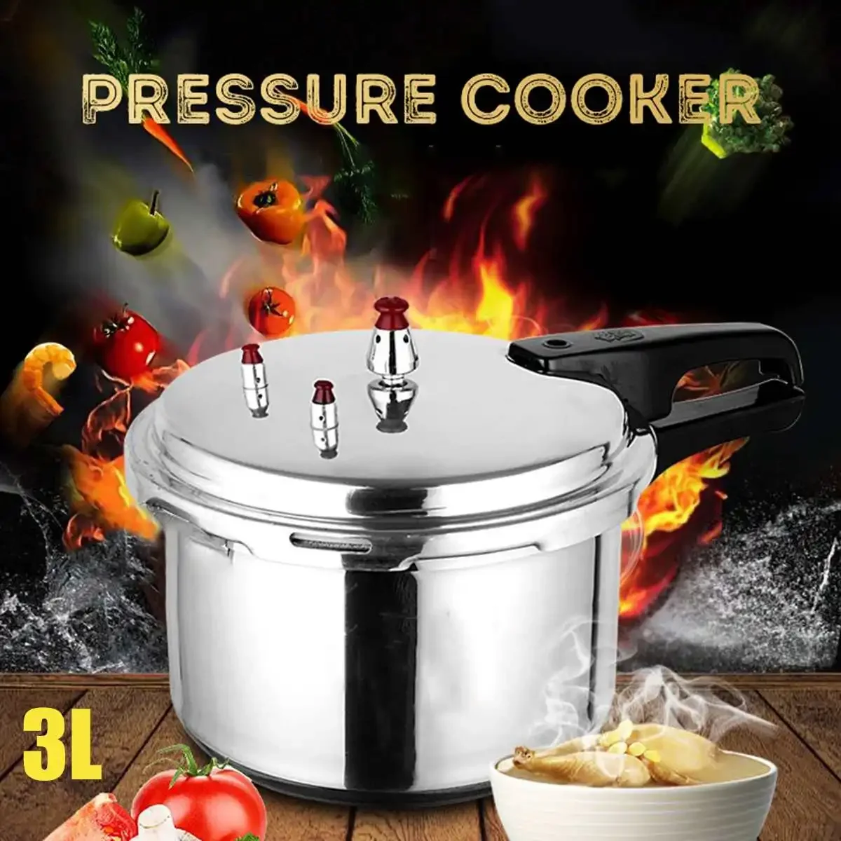 電気キッチン圧力鍋、ガスストーブ、省エネ、安全調理器具、屋外 - Camping Cooking Set For 4 のレビューと価格