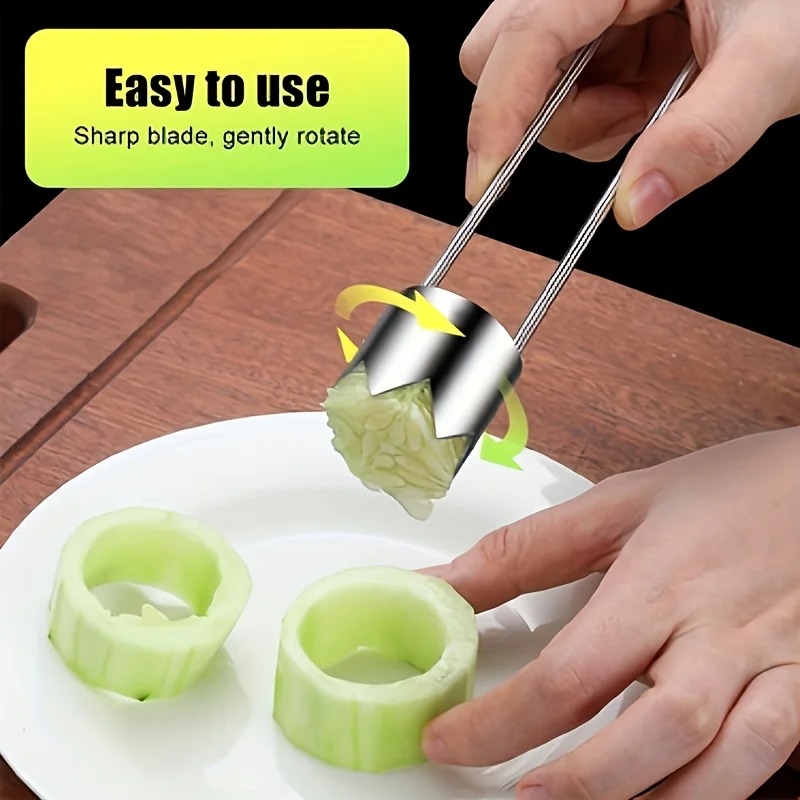 3 個ステンレス鋼ハラペーニョペッパーコアラーセットアップル - Camping Cooking Full Set のレビューと価格