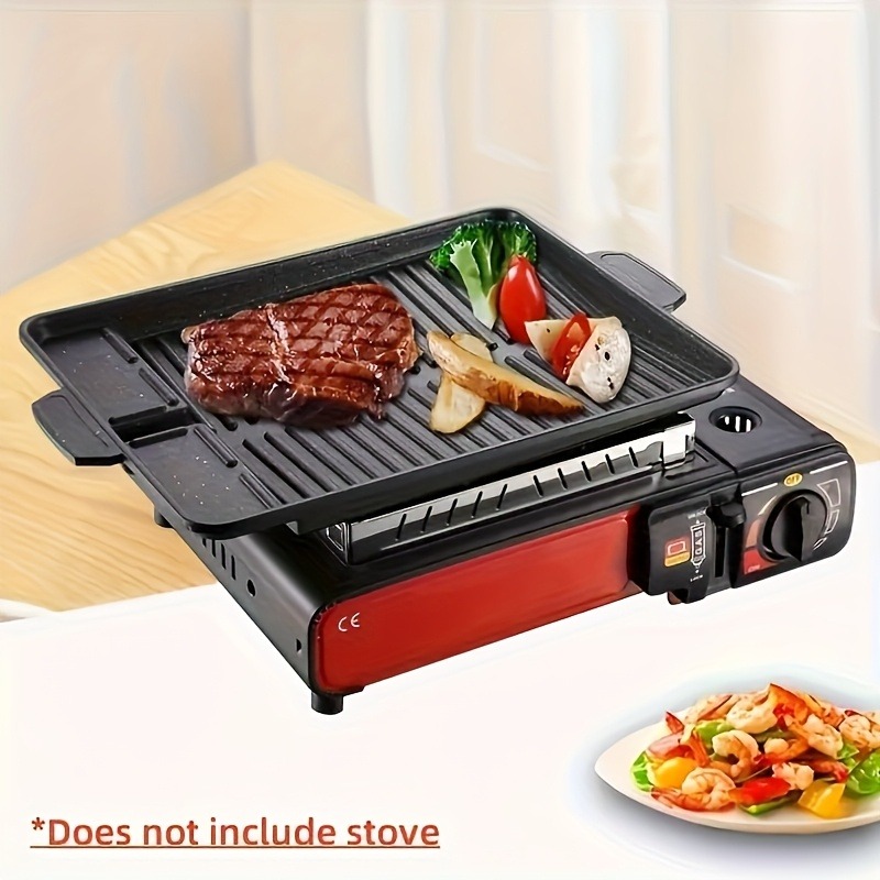 韓国風グリルミートプレート アルミチタンコーティング バーベ - Camping Cooking Cupboard のレビューと価格