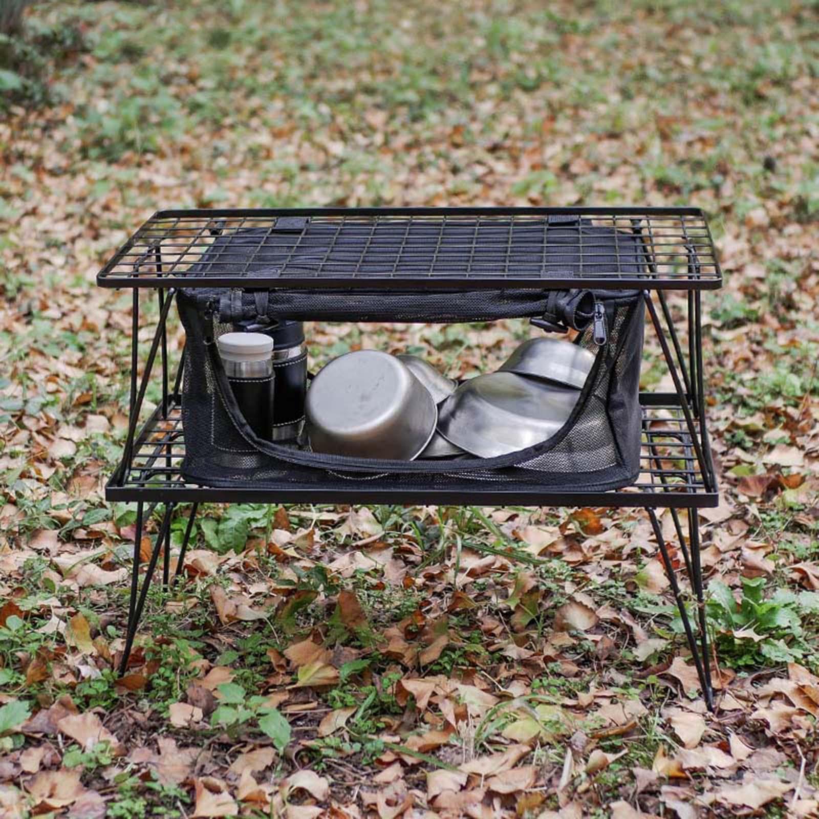 食器収納バッグ ポータブル収納ケース 調理器具 折りたたみ式 - Camping Cooking Utensils Storage のレビューと価格