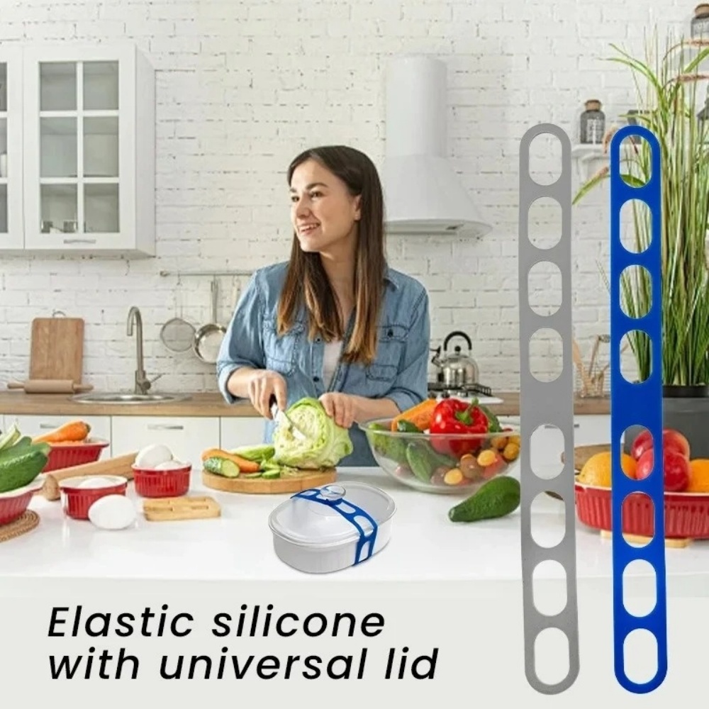 再利用可能なシリコン製伸縮性鍋蓋ホルダーストラップ、ユニバー - Camping Cooking Utensil Holder のレビューと価格