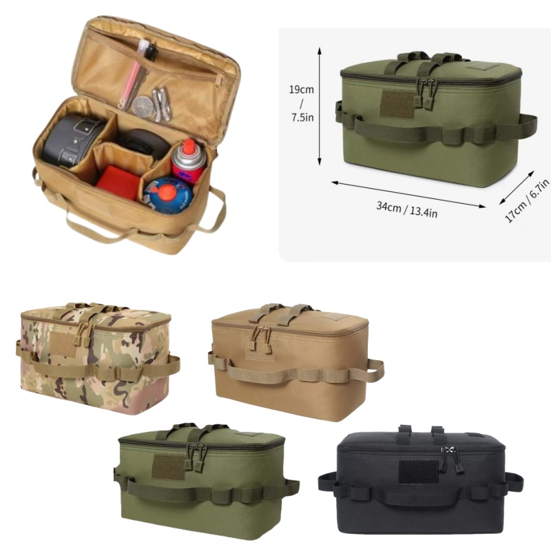 アウトドアポーチ キャンプ収納袋 調理器具オーガナイザー ポ - Camping Cooking Utensils Storage のレビューと価格