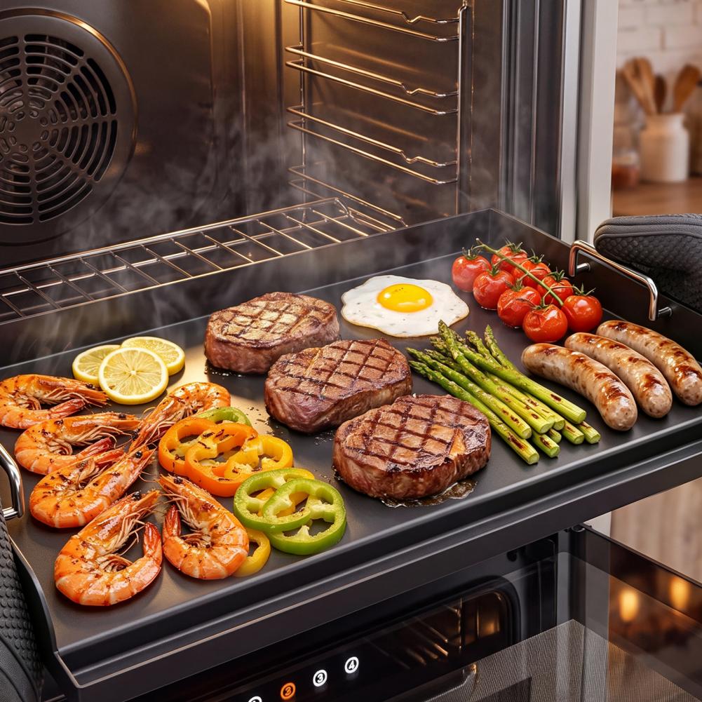 ノンスティック鋳鉄グリドル 厚手ベーキングパン ユニバーサル - Camping Cooking Flat Top のレビューと価格