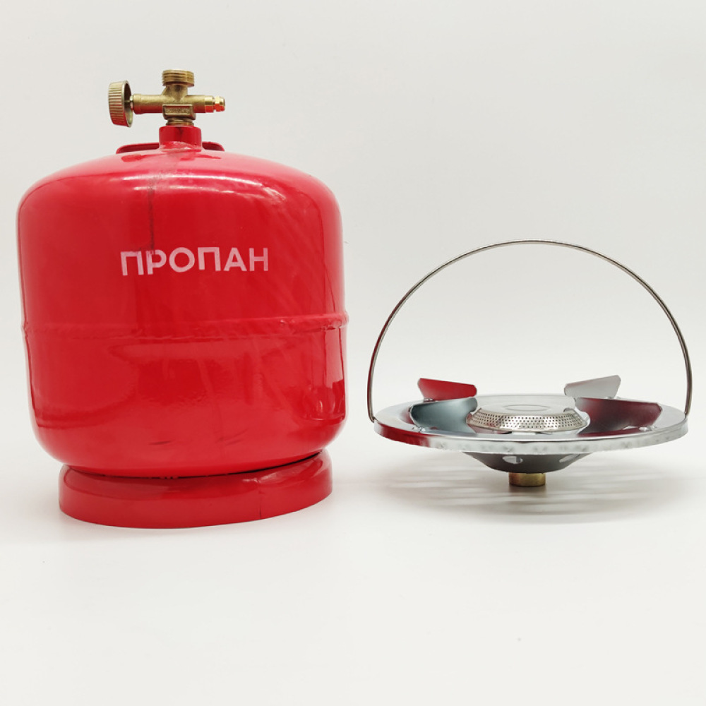プロの屋外キャンプガスバーナーポータブルストーブハイキングピ - Camping Cooking Gas Stove Portable Tool のレビューと価格
