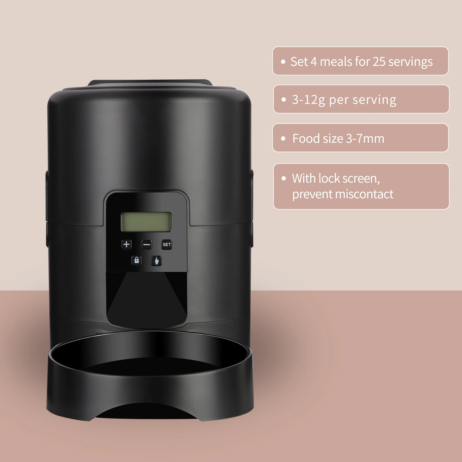 2Lアプリ制御自動ペットフィーダーボタン式自動給餌器スマート - Camping Cooking Food のレビューと価格