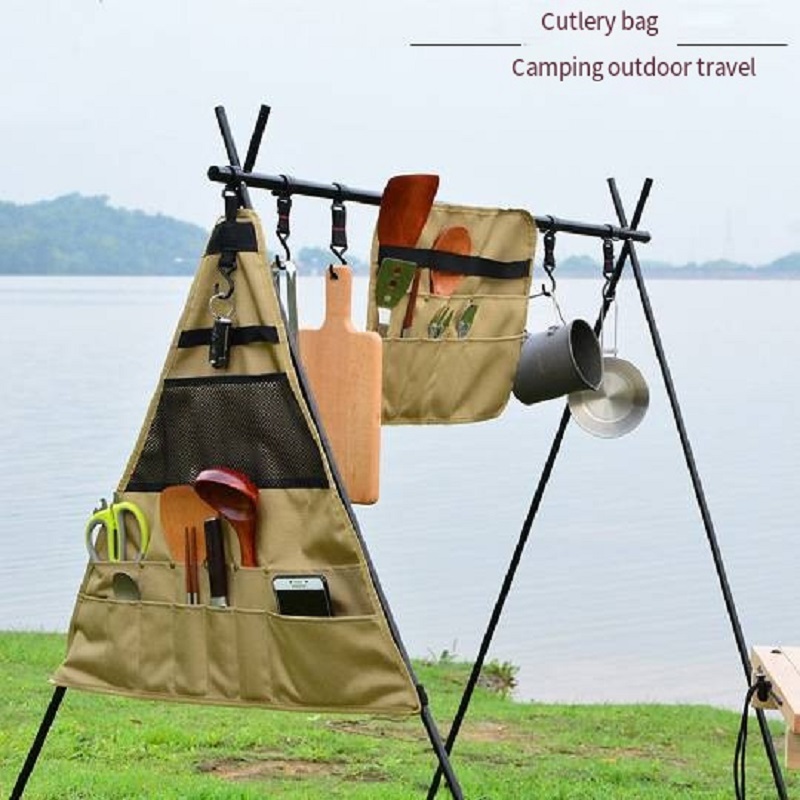 ピクニック用食器、キャンプ用、屋外用収納バッグ、持ち運び可能 - Camping Cooking Utensils Storage のレビューと価格