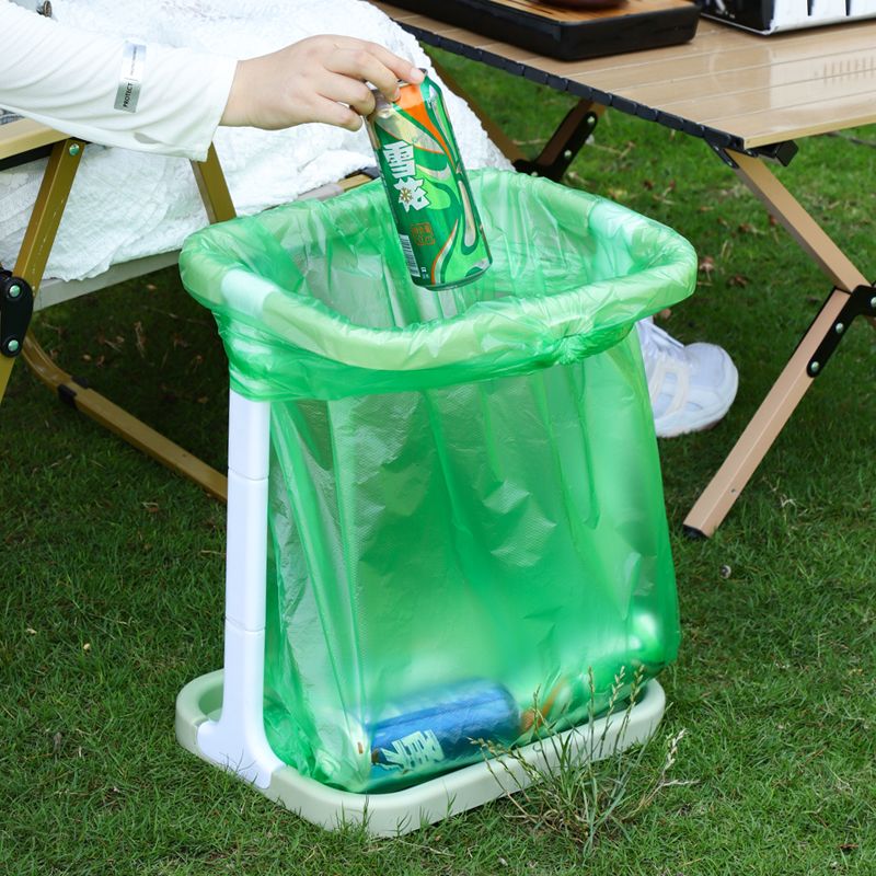 屋外ポータブル廃棄物袋スタンドキャンプピクニックバーベキュー - Camping Cooking Utensil Holder のレビューと価格