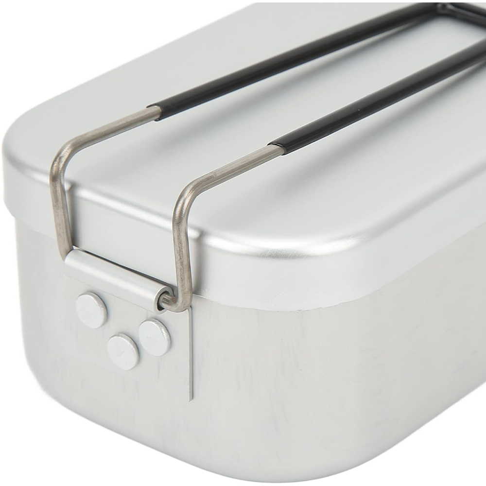 800 ミリリットルアルミ弁当箱屋外キャンプ調理器具食器折り - Camping Cooking Food のレビューと価格