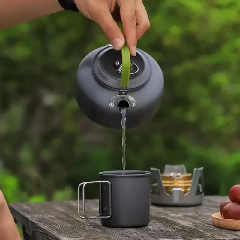新しい 300 ミリリットル折りたたみ式アルミ合金カップ多用 - Camping Outdoor Cooking Equipment のレビューと価格