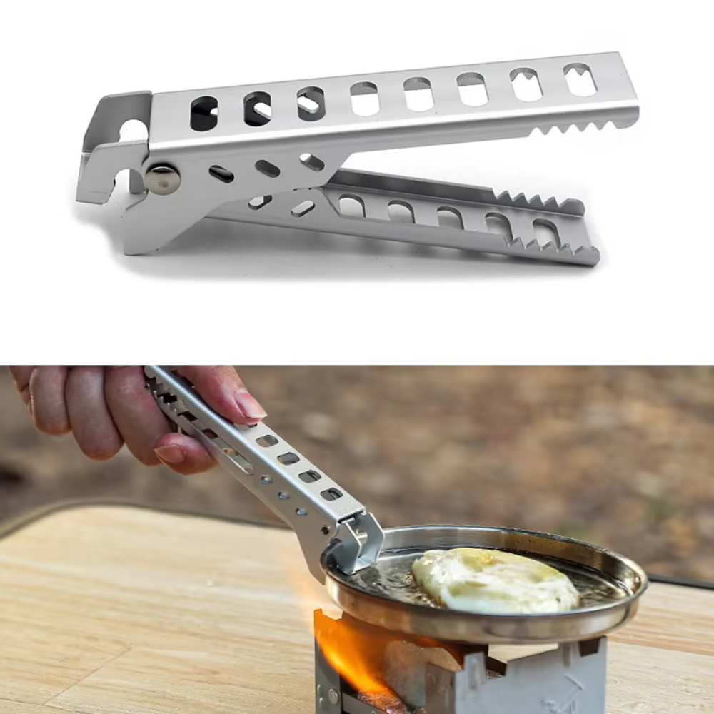 屋外用アルミ製耐熱合金クリップボウルグリッパーホルダー、ポー - Camping Cooking Tray のレビューと価格