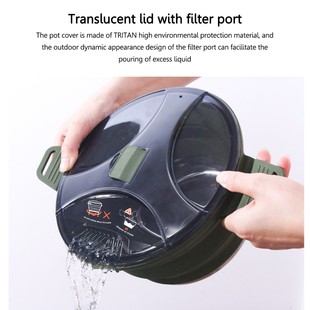 2.5L Silicone Folding Kettle C - Camping Cooking Gadgets のレビューと価格