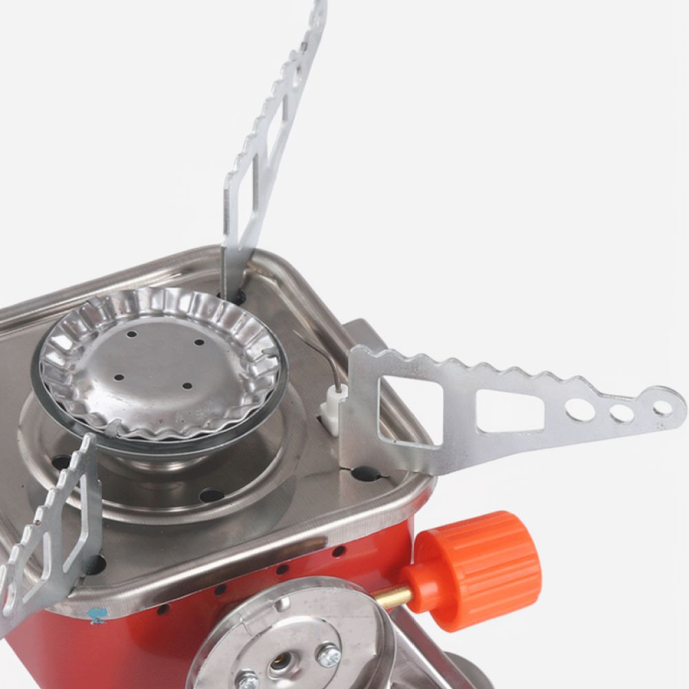 小型の折りたたみ式アウトドアストーブ。持ち運び可能なキャンプ - Camping Cooking Gas Stove Portable Tool のレビューと価格
