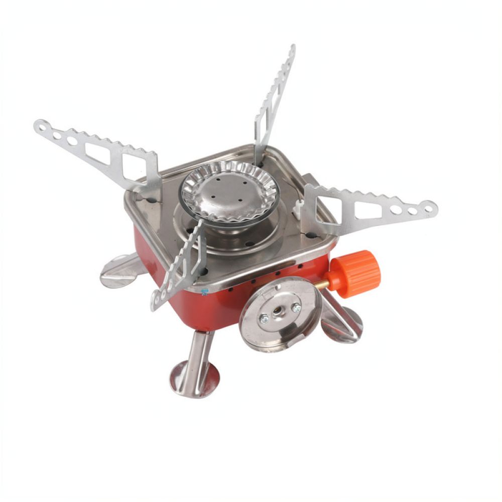 小型の折りたたみ式アウトドアストーブ。持ち運び可能なキャンプ - Camping Cooking Gas Stove Portable Tool のレビューと価格