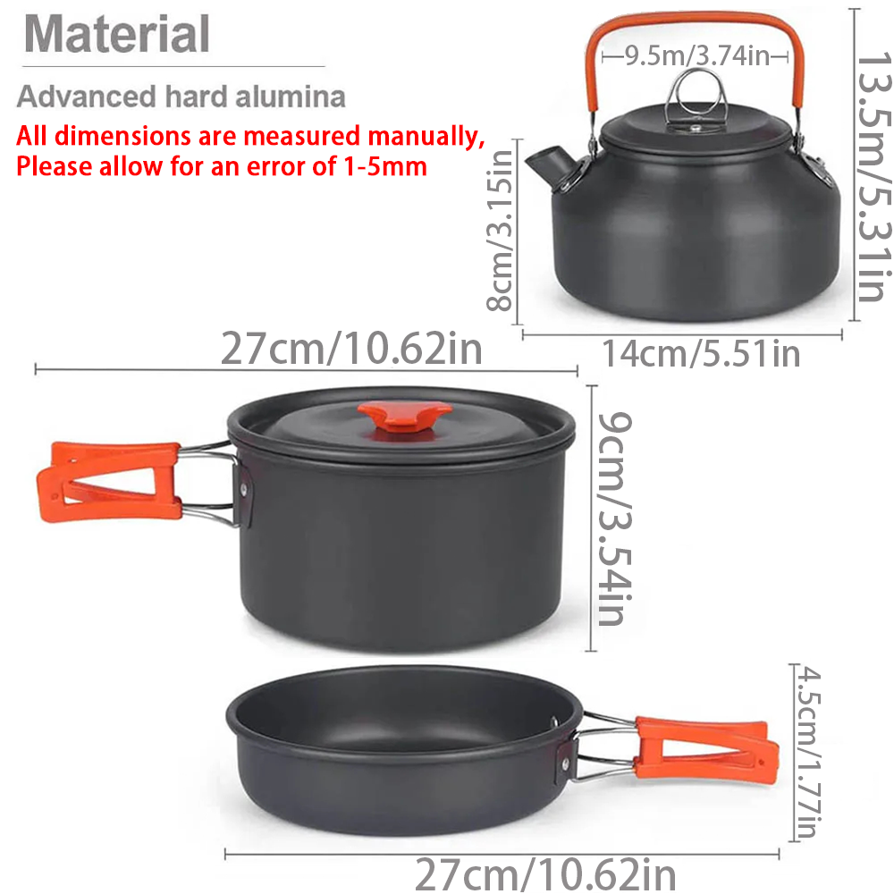 1 ピース/1 セットキャンプ調理器具キット屋外調理セットア - Camping Cooking Set For 4 のレビューと価格