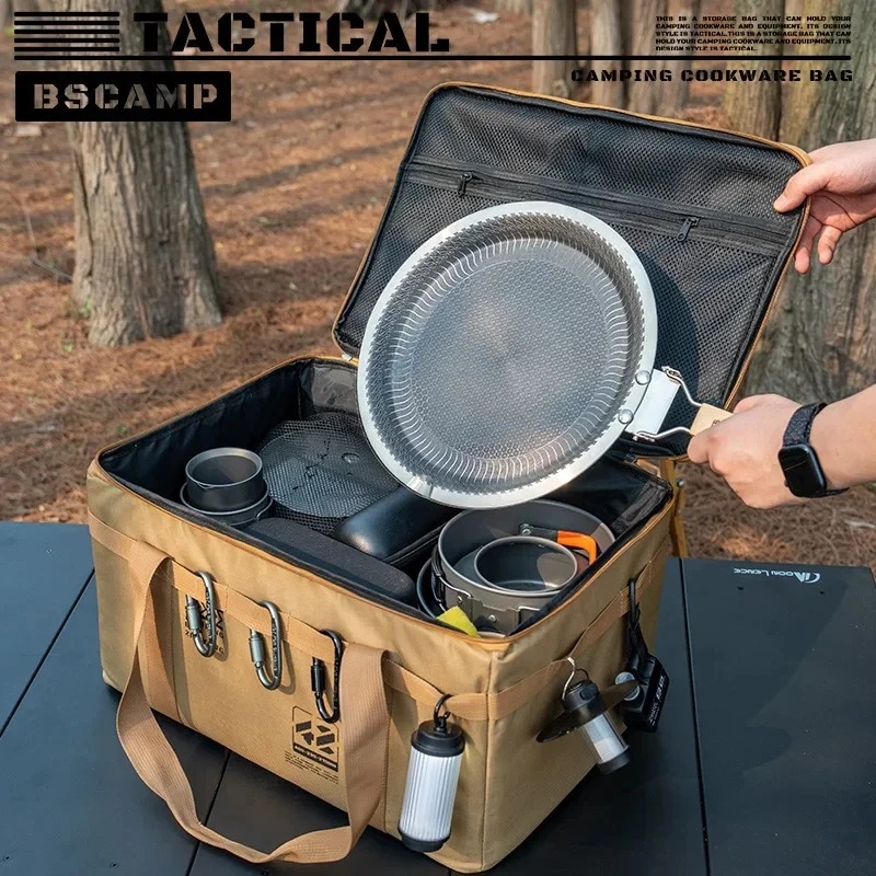 30L/42L/56L大容量折りたたみ式断熱防水戦術収納バッ - Camping Outdoor Cooking Equipment のレビューと価格