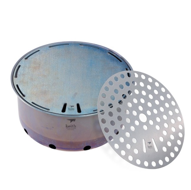 屋外用チタン製ポータブルフラットトップ韓国式BBQグリルテー - Camping Cooking Flat Top のレビューと価格
