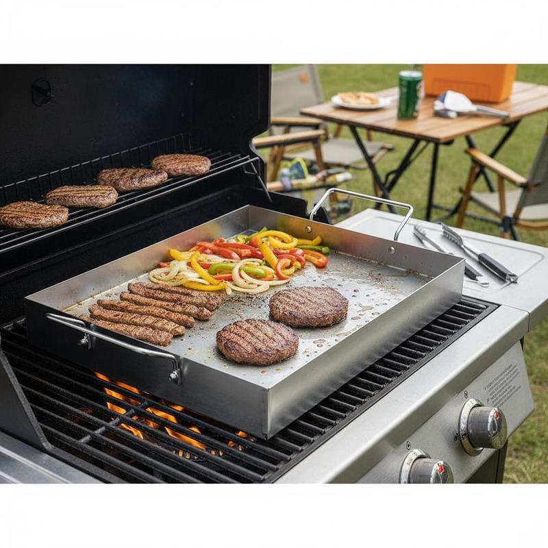 長方形フラットトッププレート 17x13インチ キャンプ、テ - Camping Cooking Flat Top のレビューと価格
