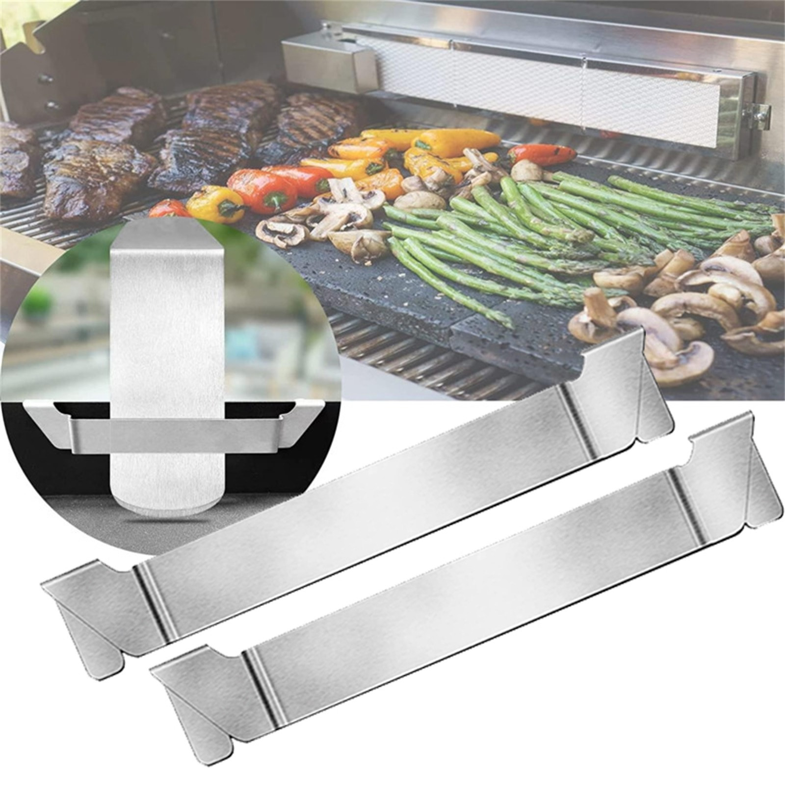 グリドルスパチュラホルダー スチールバーベキューツールホルダ - Camping Cooking Flat Top のレビューと価格