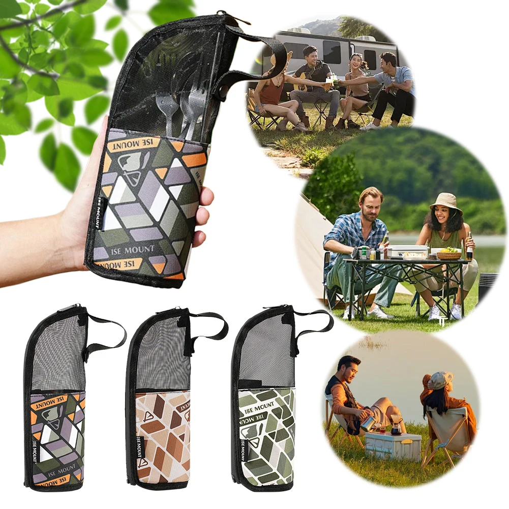 キャンプ調理器具収納袋防水キャンプ食器オーガナイザーポータブ - Camping Outdoor Cooking Equipment のレビューと価格