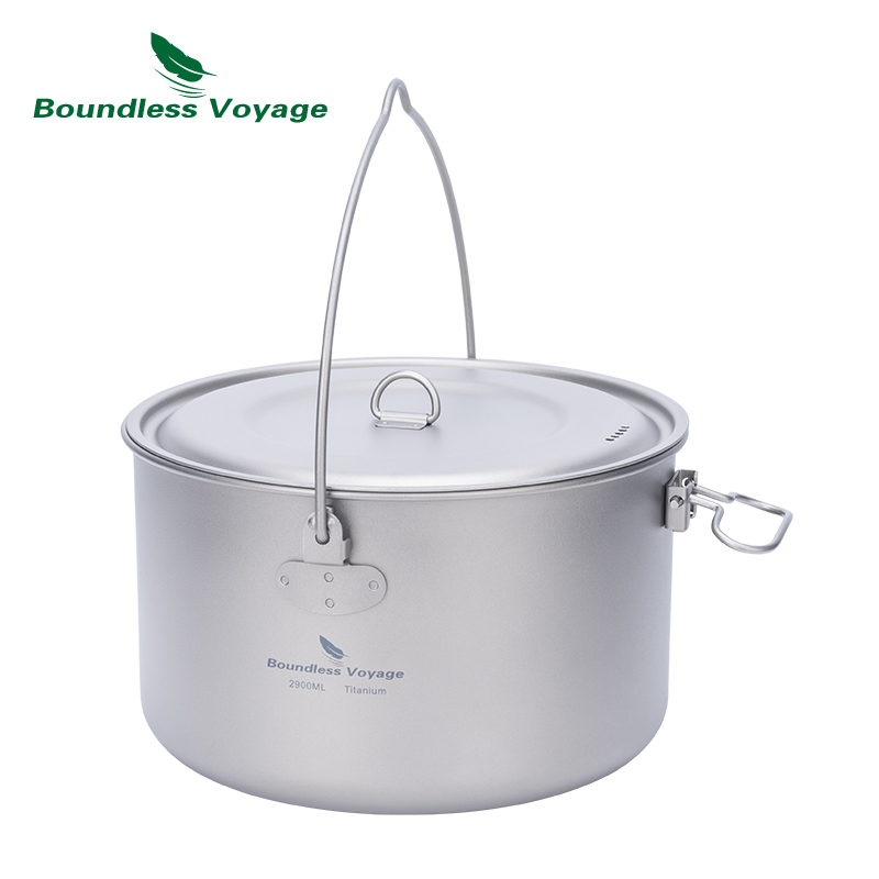 寝袋のない旅行-チタン調理器具、蓋付きのスープ鍋、屋外調理キ - Camping Cooking Essentials のレビューと価格