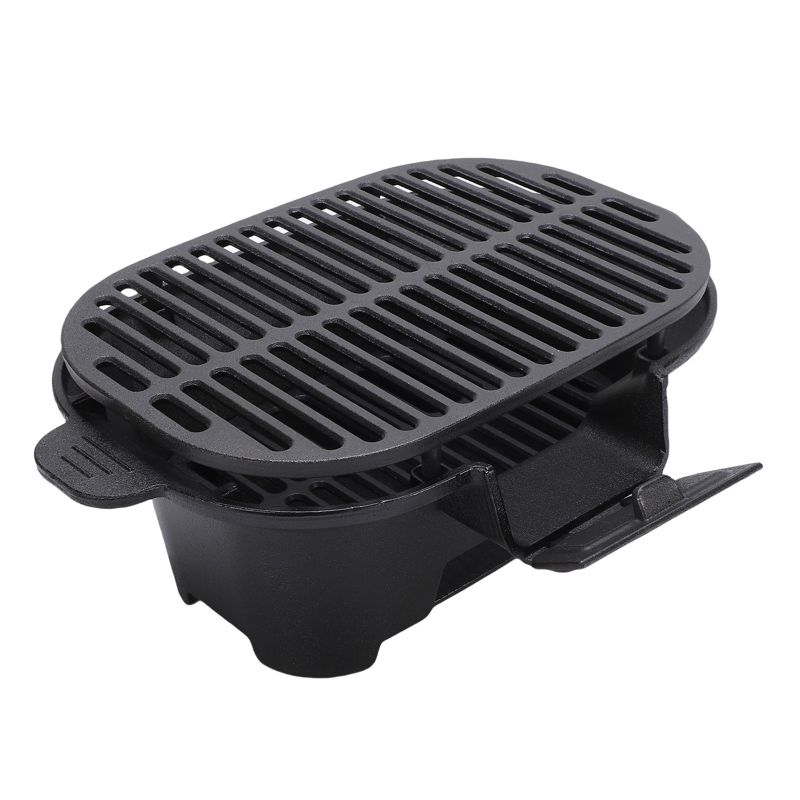 火鉢グリル 屋外用 小型 ポータブル 炭火焼きグリル 鋳鉄製 - Japanese Camping Cooking のレビューと価格