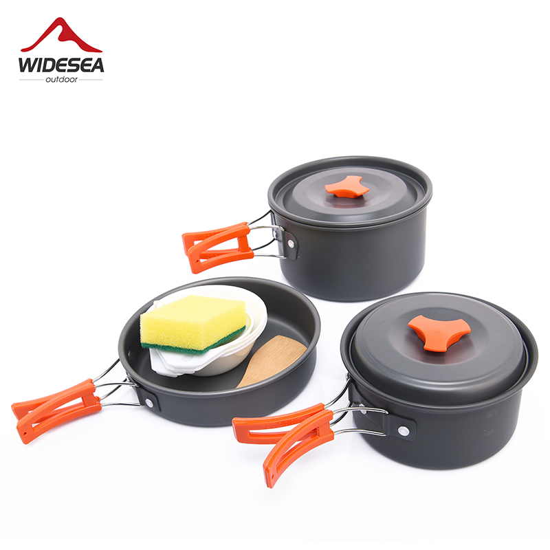 幅の屋外キャンプ調理器具セット、食器、調理カトラリー、調理器 - Quechua Camping Cooking Set のレビューと価格