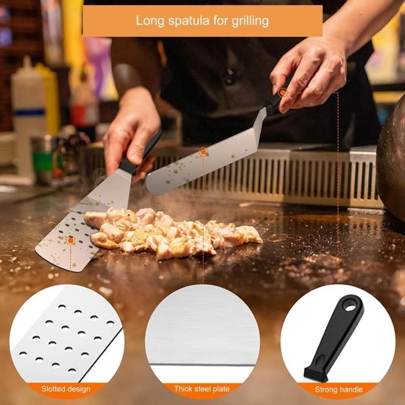 14 個グリドルアクセサリーキットフラットトップグリドルツー - Camping Cooking Flat Top のレビューと価格
