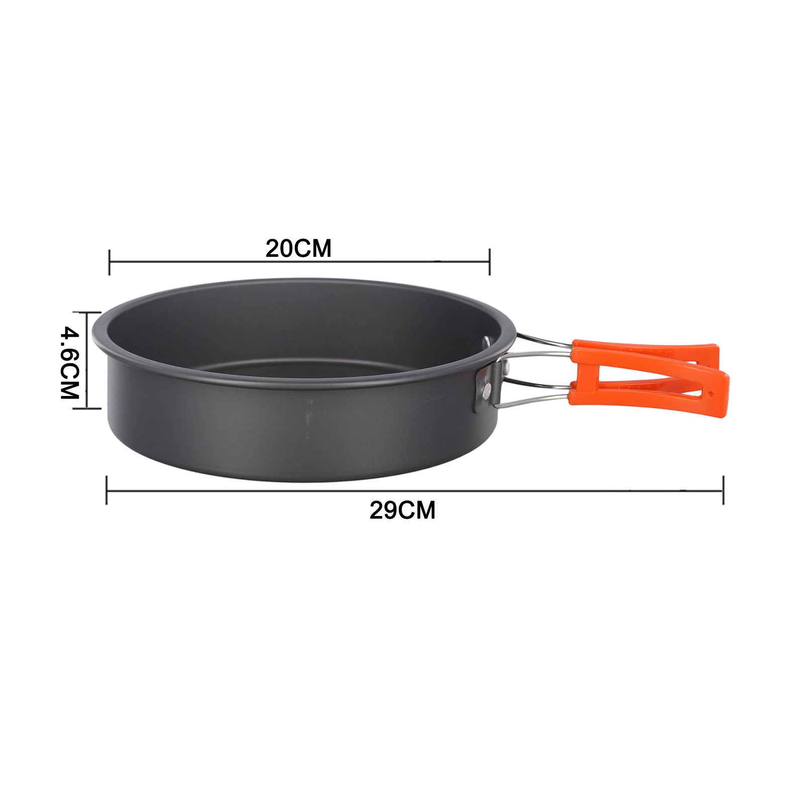 1個入りフライパン アルミナ製 素早く熱を伝導 2-3人用  - Camping Cooking Cupboard のレビューと価格