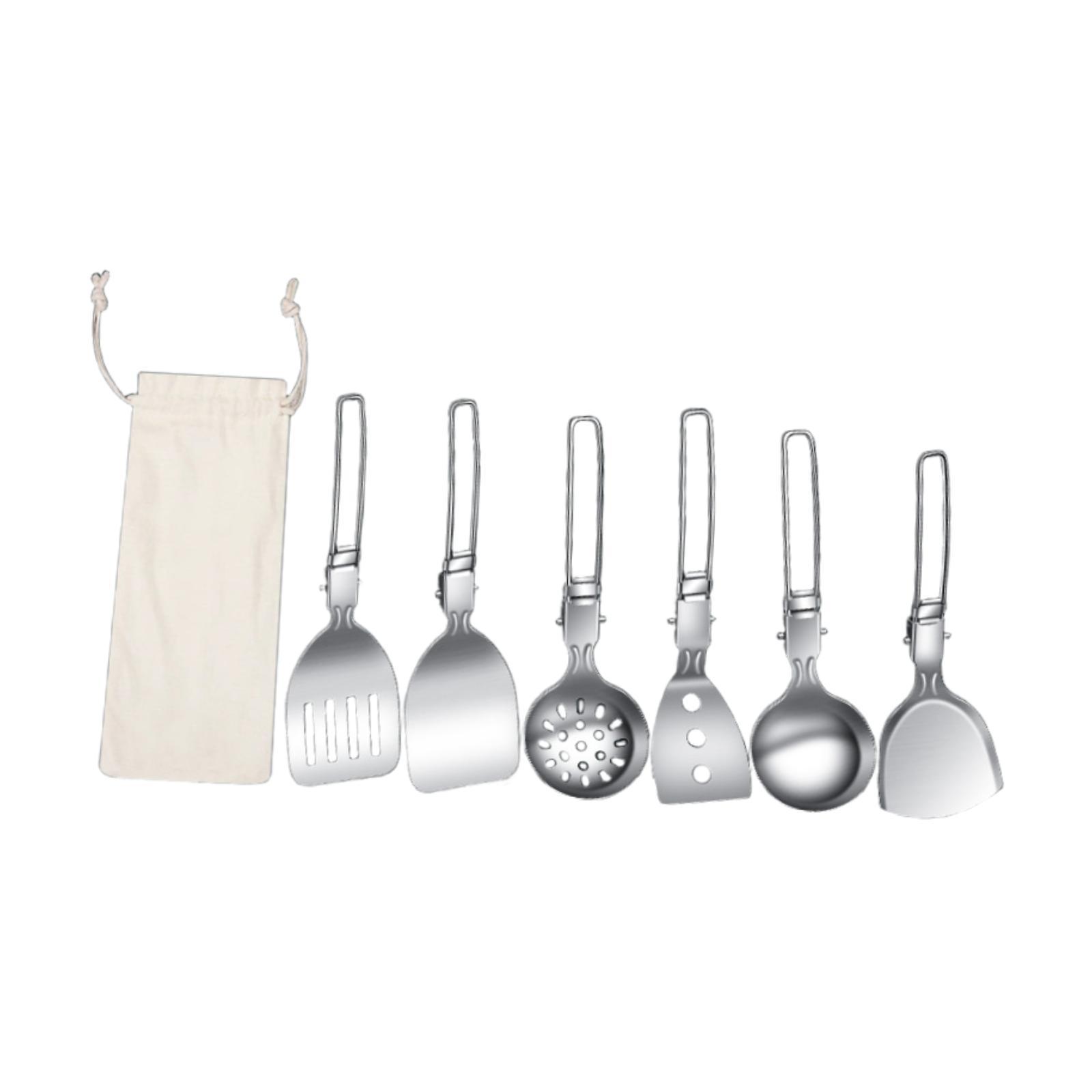 キャンプ用調理器具セット ステンレス製 折りたたみ式ギアキッ - Camping Cooking Essentials のレビューと価格