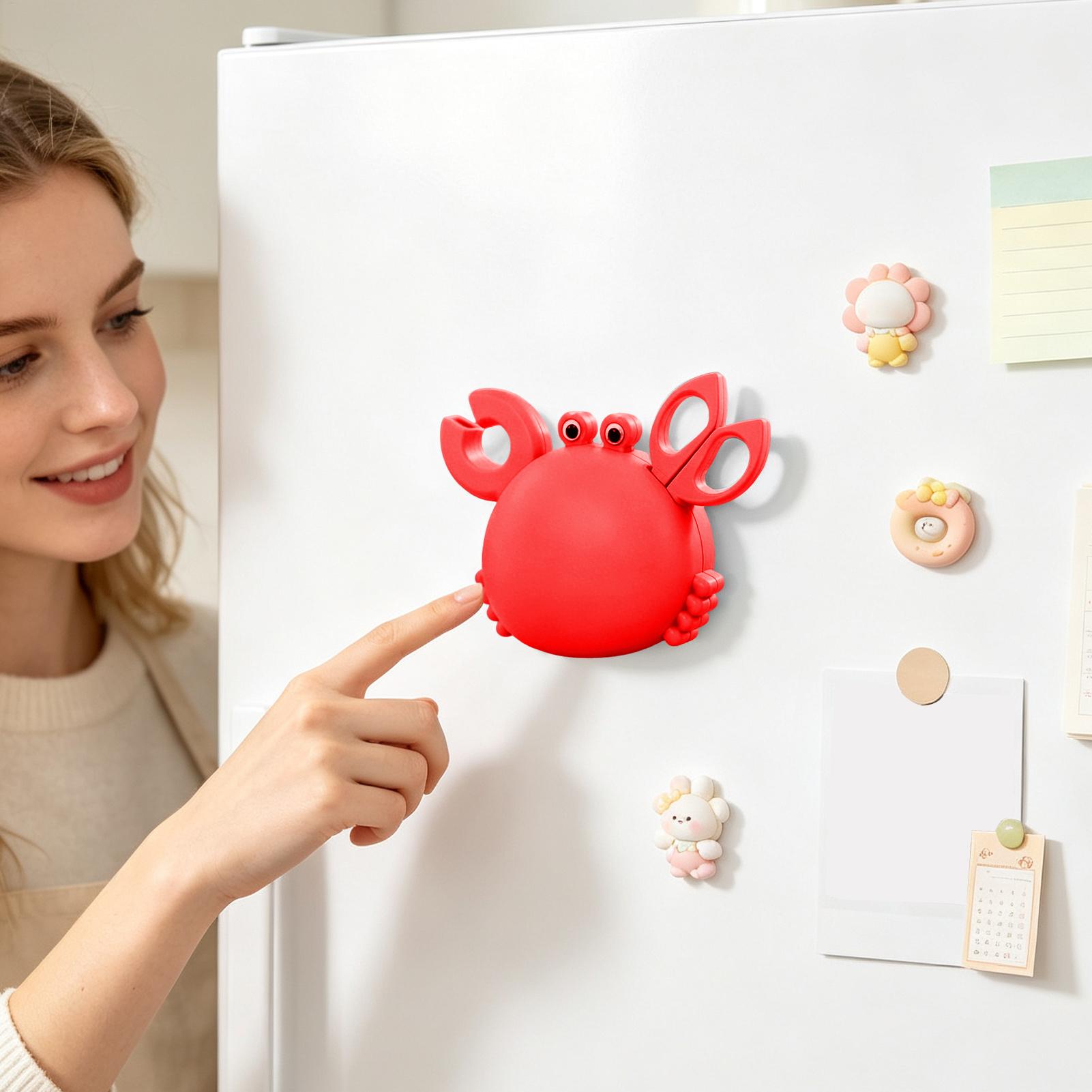 4 in 1カニ型ボトルオープナー、磁石付き冷蔵庫用ハサミ、 - Camping Cooking Utensil Holder のレビューと価格