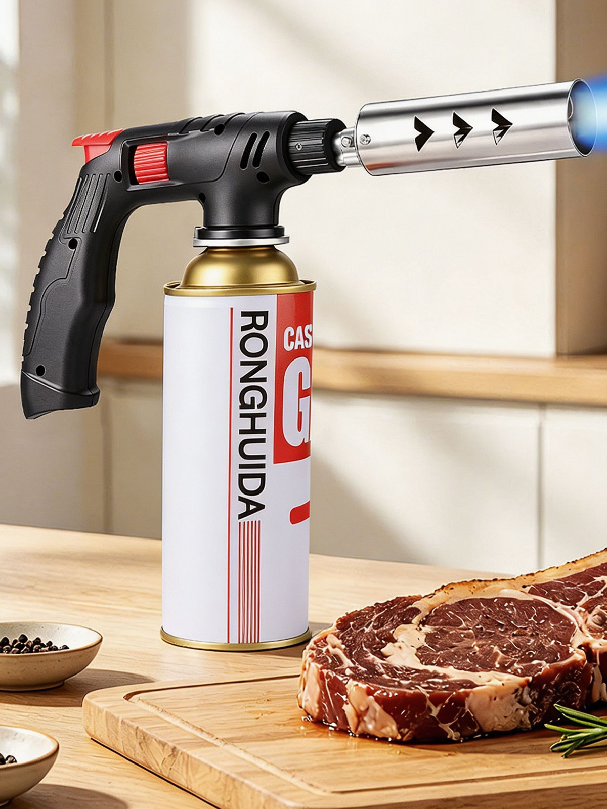 延長型ブタンガストーチ、ロングチューブガスブロートーチ、アウ - Camping Cooking Gadgets のレビューと価格