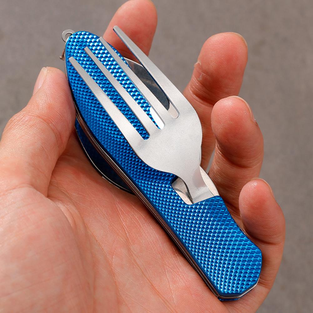 屋外折りたたみカトラリー金属ピクニックハイキングバックパッキ - Camping Cooking Tray のレビューと価格