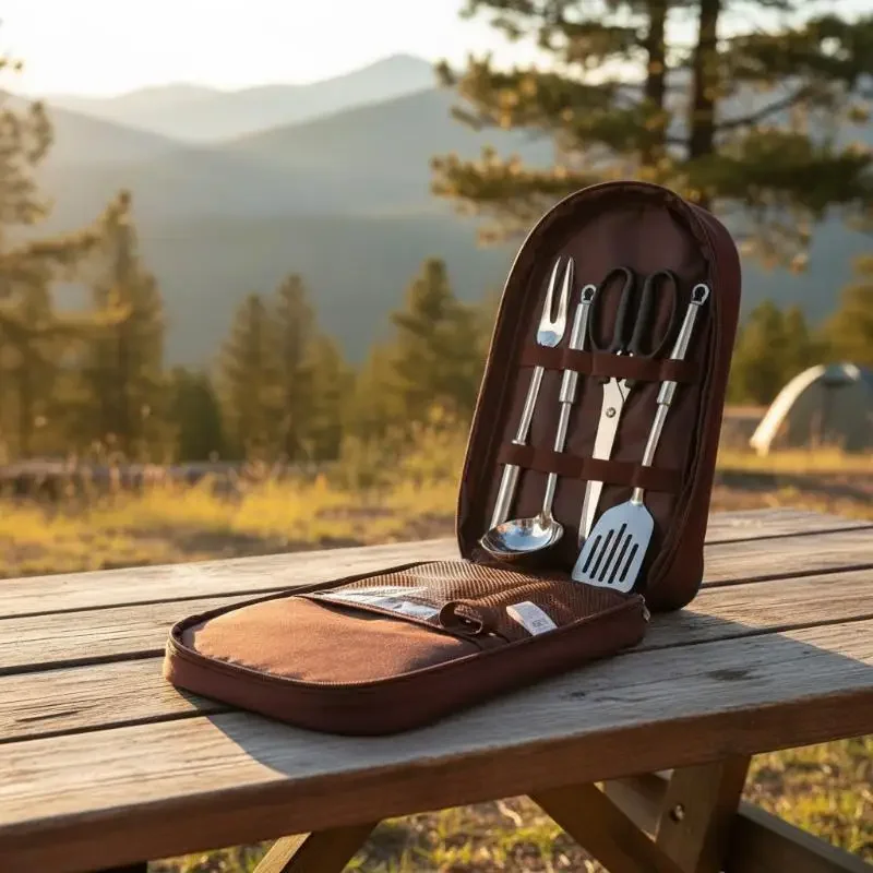 ハイキング用キッチン用品収納、持ち運び可能なアウトドア調理器 - Camping Cooking Utensils Storage のレビューと価格
