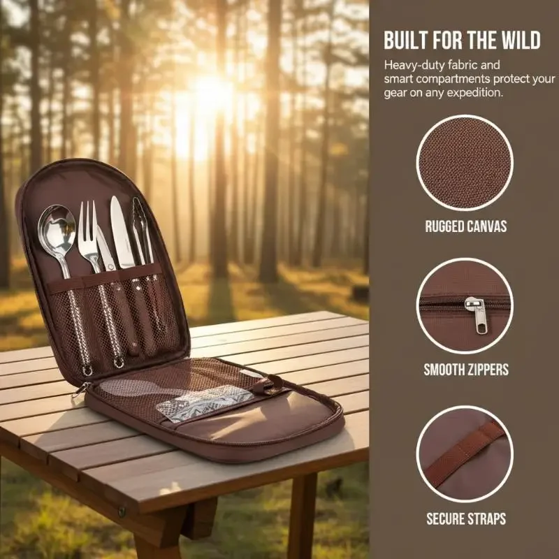 ハイキング用キッチン用品収納、持ち運び可能なアウトドア調理器 - Camping Cooking Utensils Storage のレビューと価格