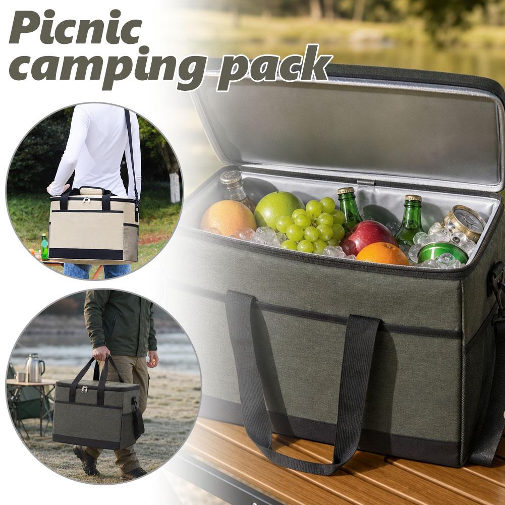 30L断熱クーラーバッグ オックスフォード生地 保温食品収納 - Camping Cooking Food のレビューと価格