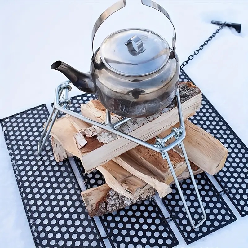 1個入り ステンレス製 キャンプファイヤーラック グリル焼き - Camping Cooking Cupboard のレビューと価格