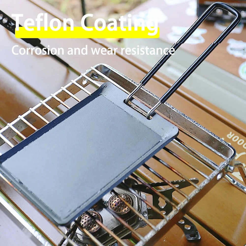 キャンプ用小型フライパン 肉ステーキ調理用 ミニ取り外し可能 - Camping Cooking Tray のレビューと価格
