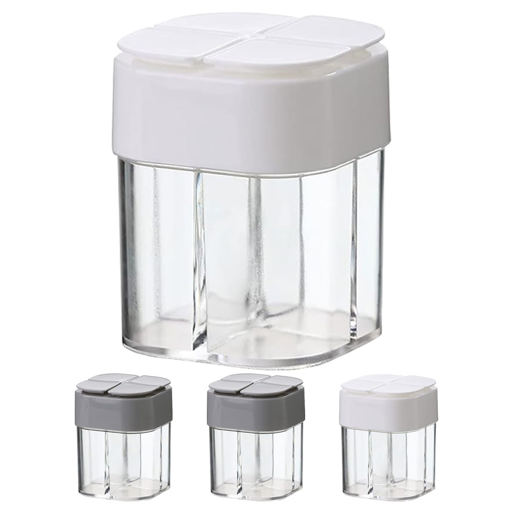 4 in 1調味料容器セット。塩・胡椒入れ、プラスチック製フ - Camping Cooking Set For 4 のレビューと価格